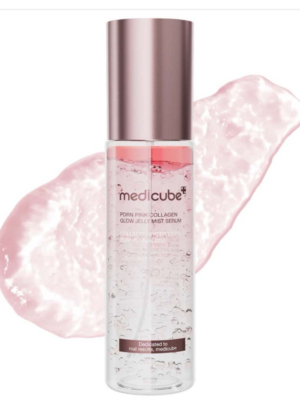 Medicube (99% Salmon DNA) PDRN Pink 81% Collagen Glow Jelly Mist Serum 100mL